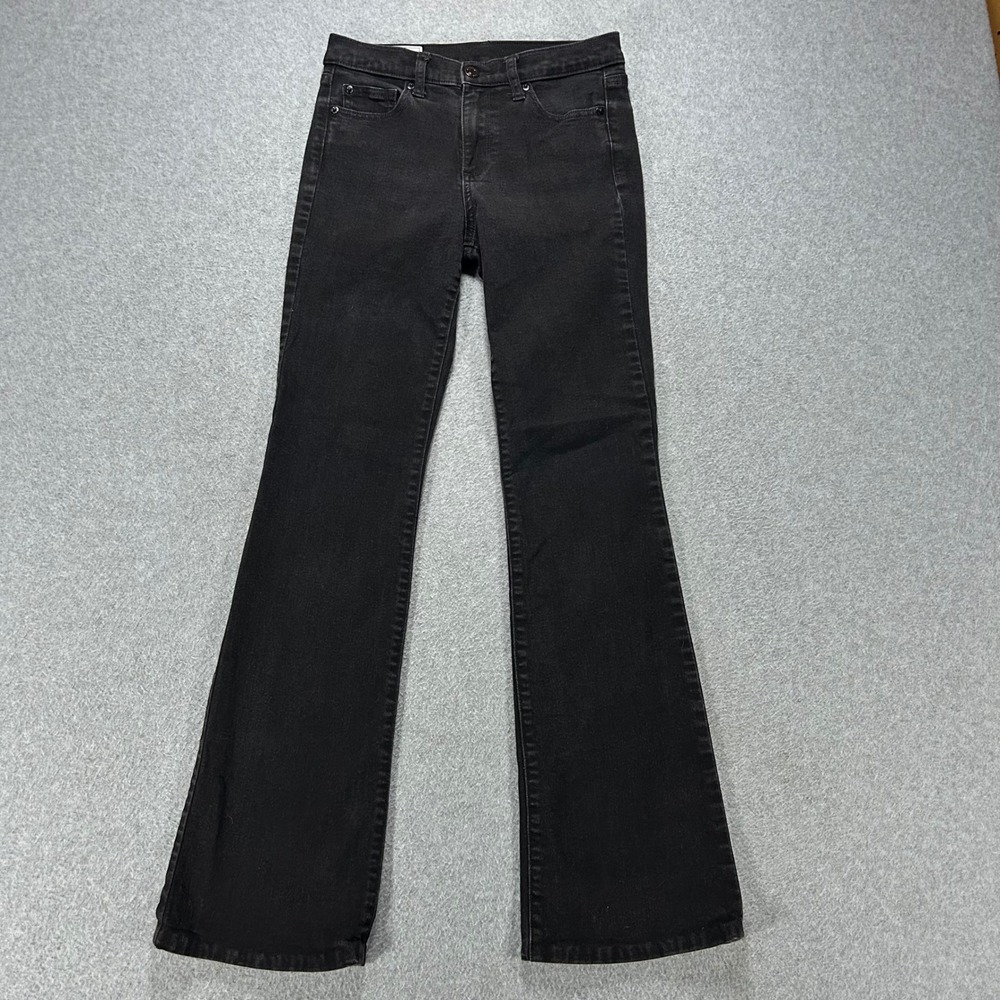 Gap Jeans Perfect Boot Womens 27x30 Black Denim Minimalist Classic
